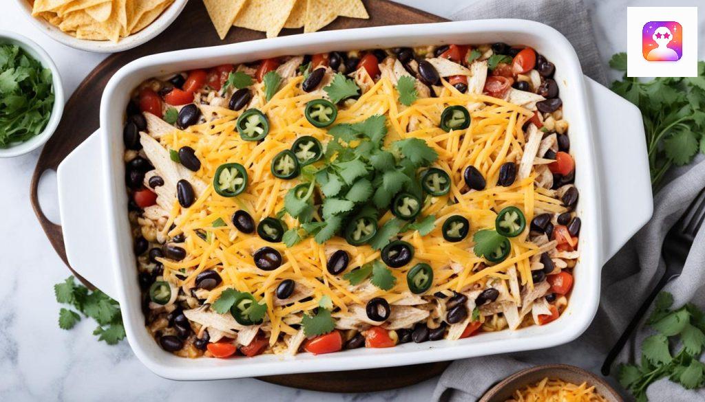 chicken taco casserole